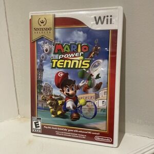 Mario Power Tennis Nintendo Selects Edition - Nintendo Wii CIB